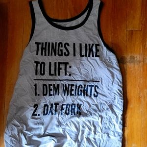 Mens funny tank